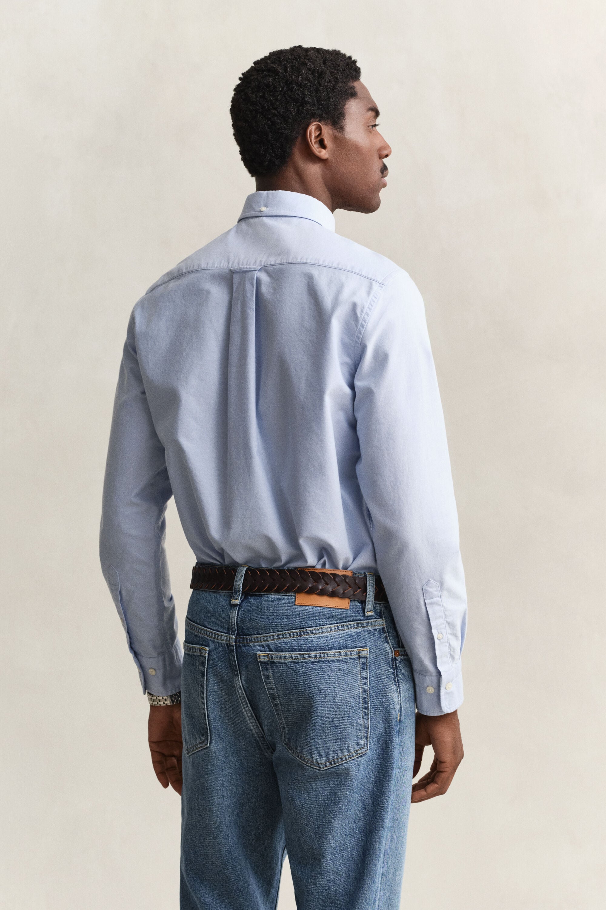 Klassisk oxfordskjorta med regular fit