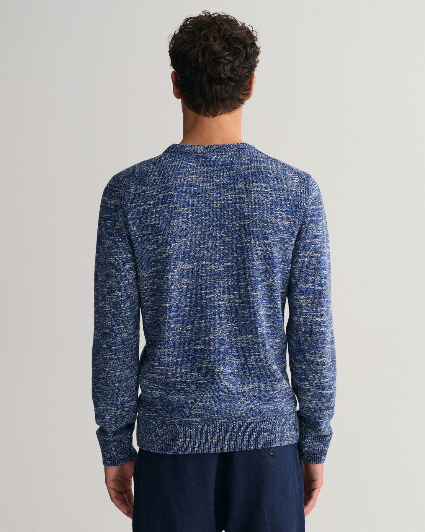 Crew neck tr&ouml;ja med tvinnat garn