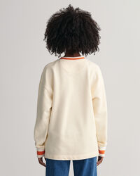 Iris Print crew neck sweatshirt