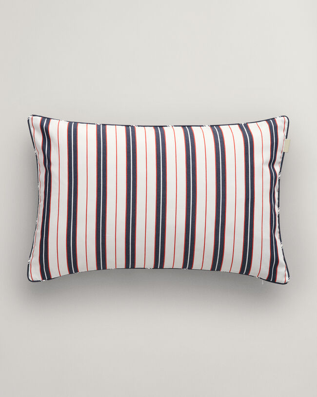 Kuddfodral med flerfärgade ränder
