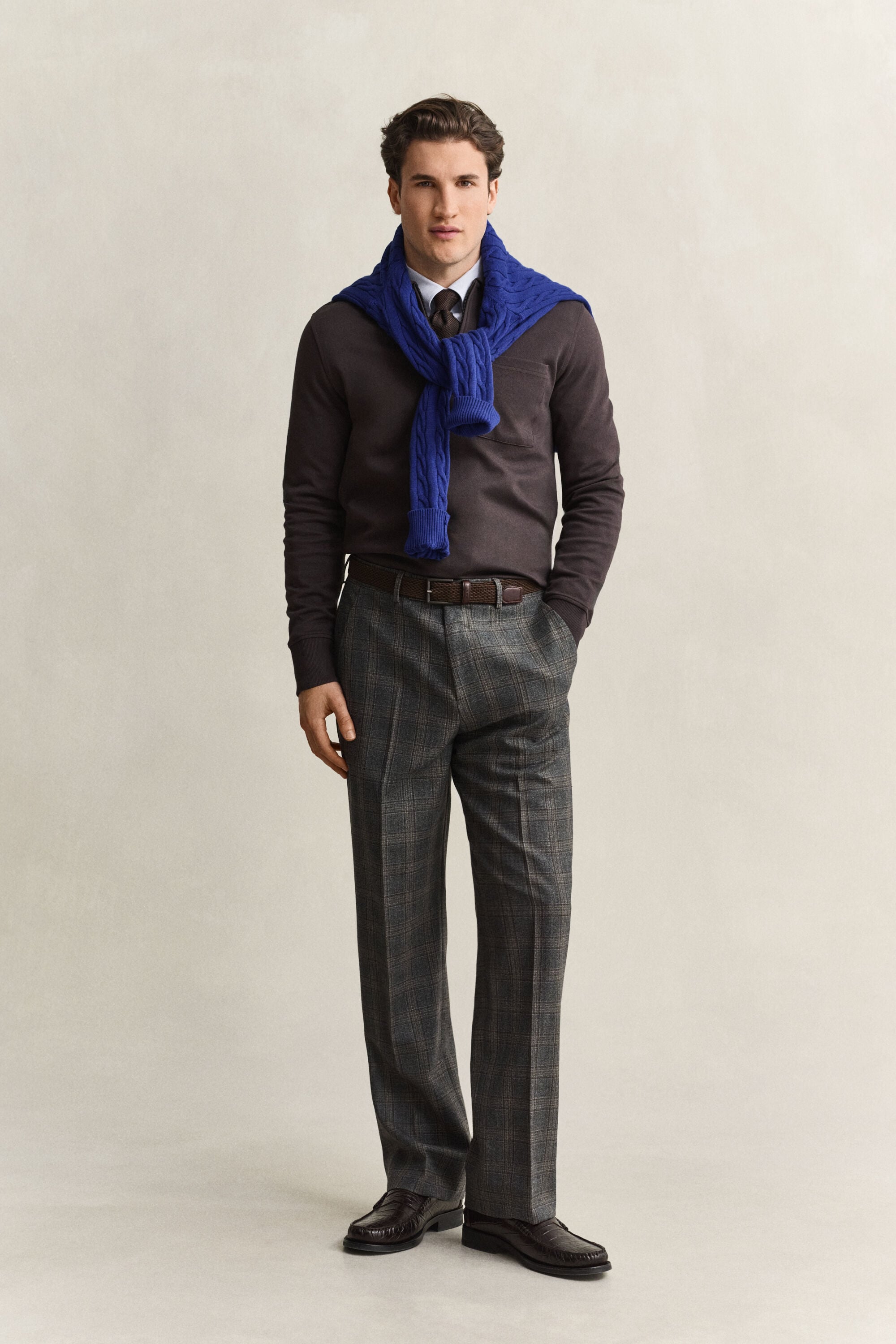 Sweatshirt med half-zip