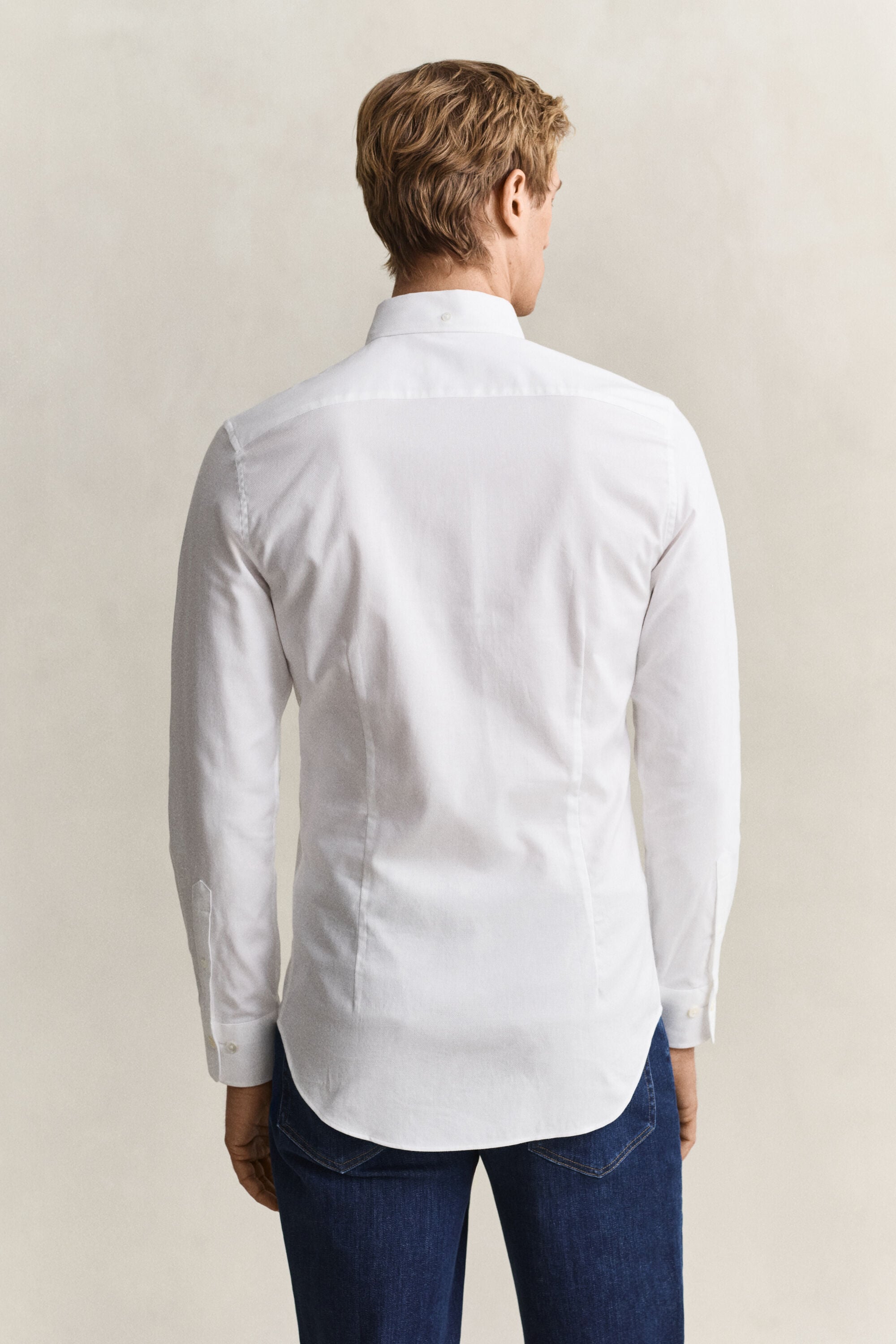 Slim fit skräddarsydd skjorta