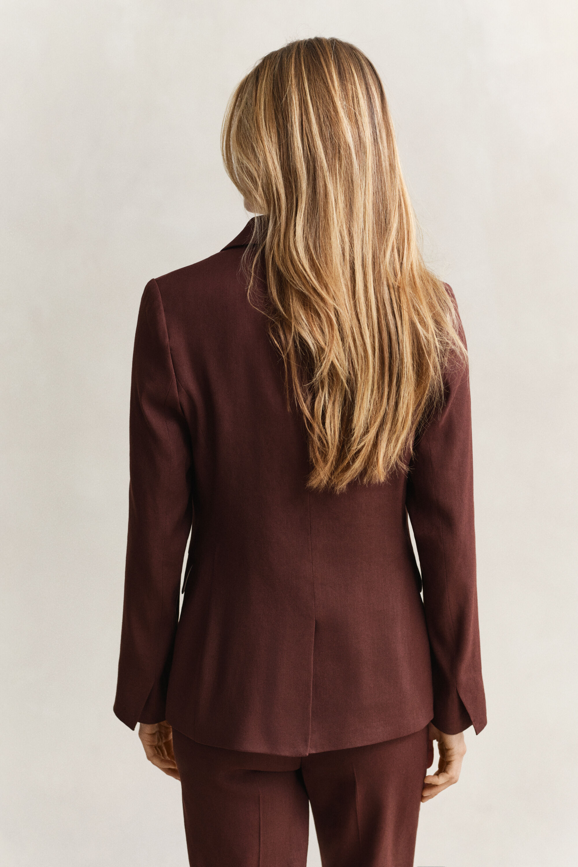 Kavaj i linne med stretch