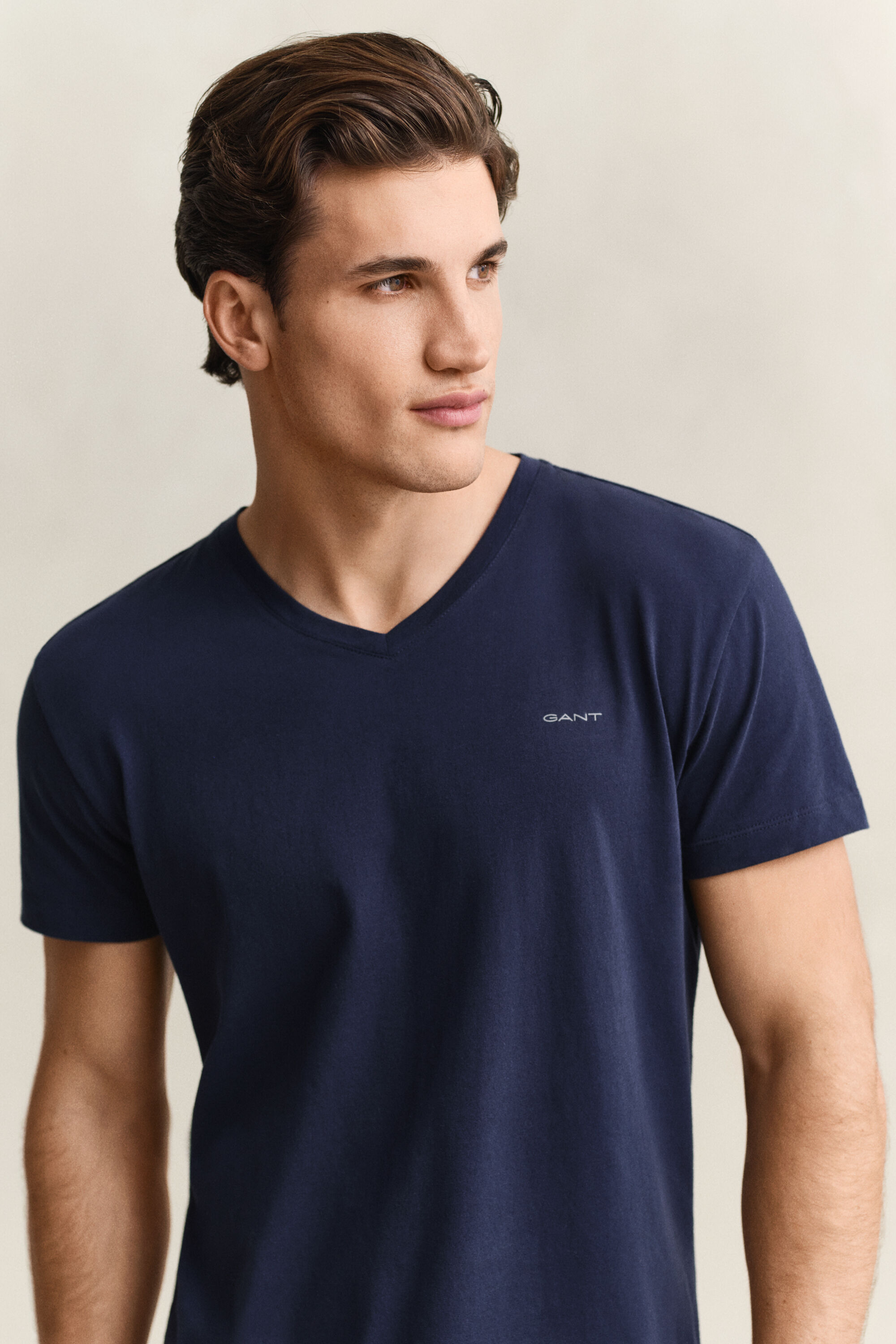 Tvåpack V-ringade T-shirtar
