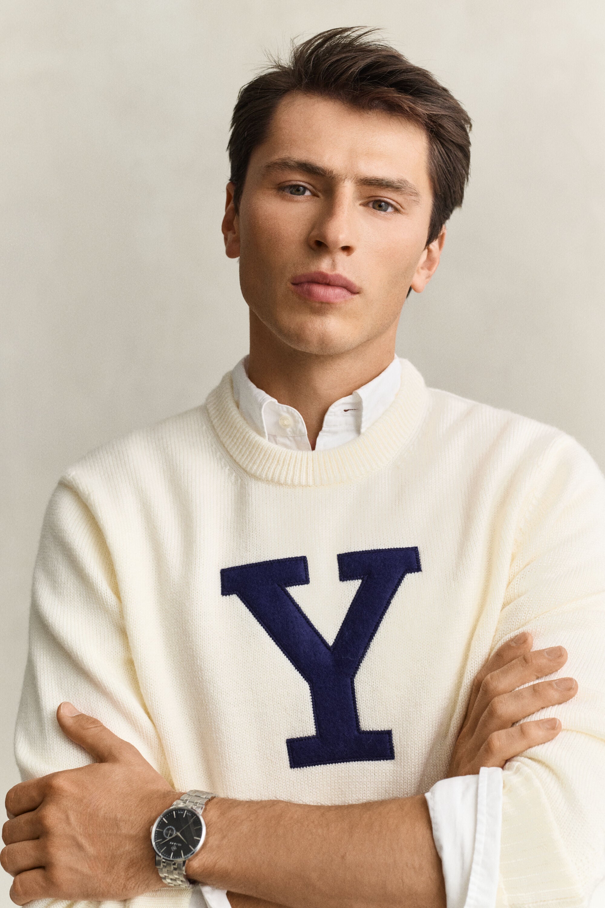 Gant x Yale tröja i merinoull