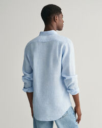 Slim fit linneskjorta