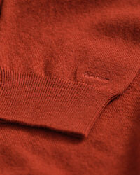 Rundhalsad tröja i superfin lammull