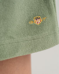 Teen Girls Terry Cloth shorts med h&ouml;g midja