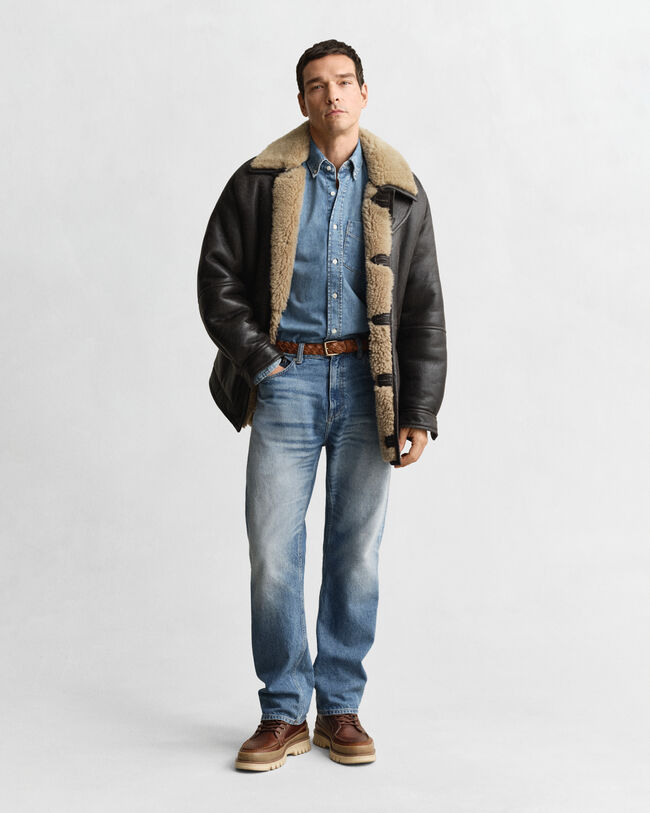 Regular fit denimskjorta
