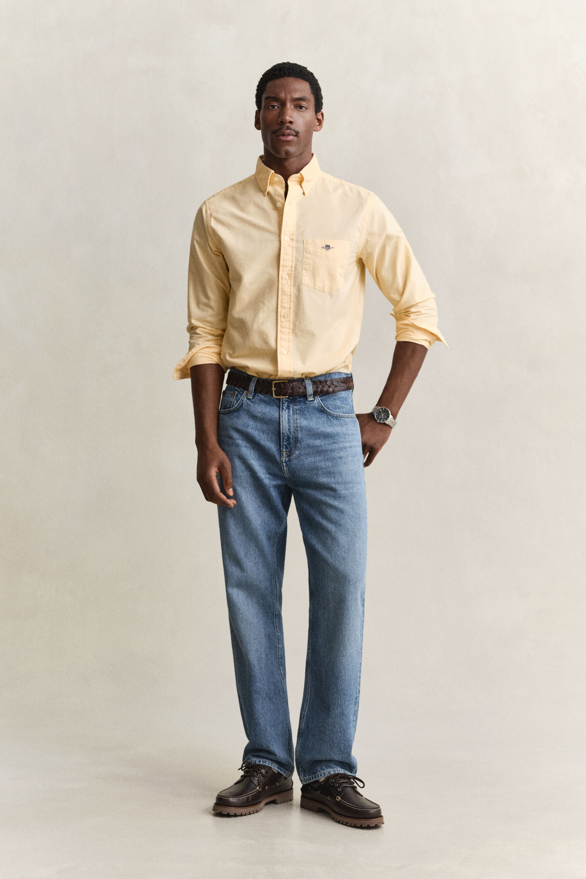 Regular fit klassisk oxfordskjorta