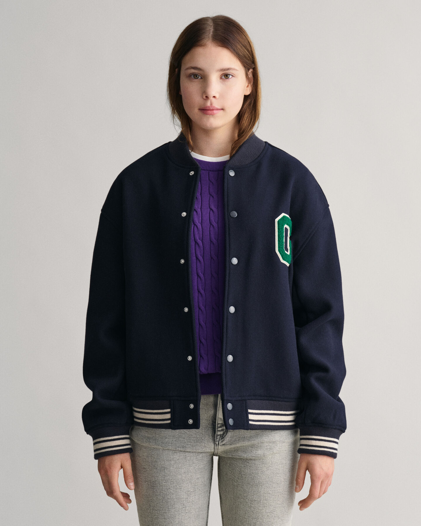 Teens GANT Varsity Jacket i ull
