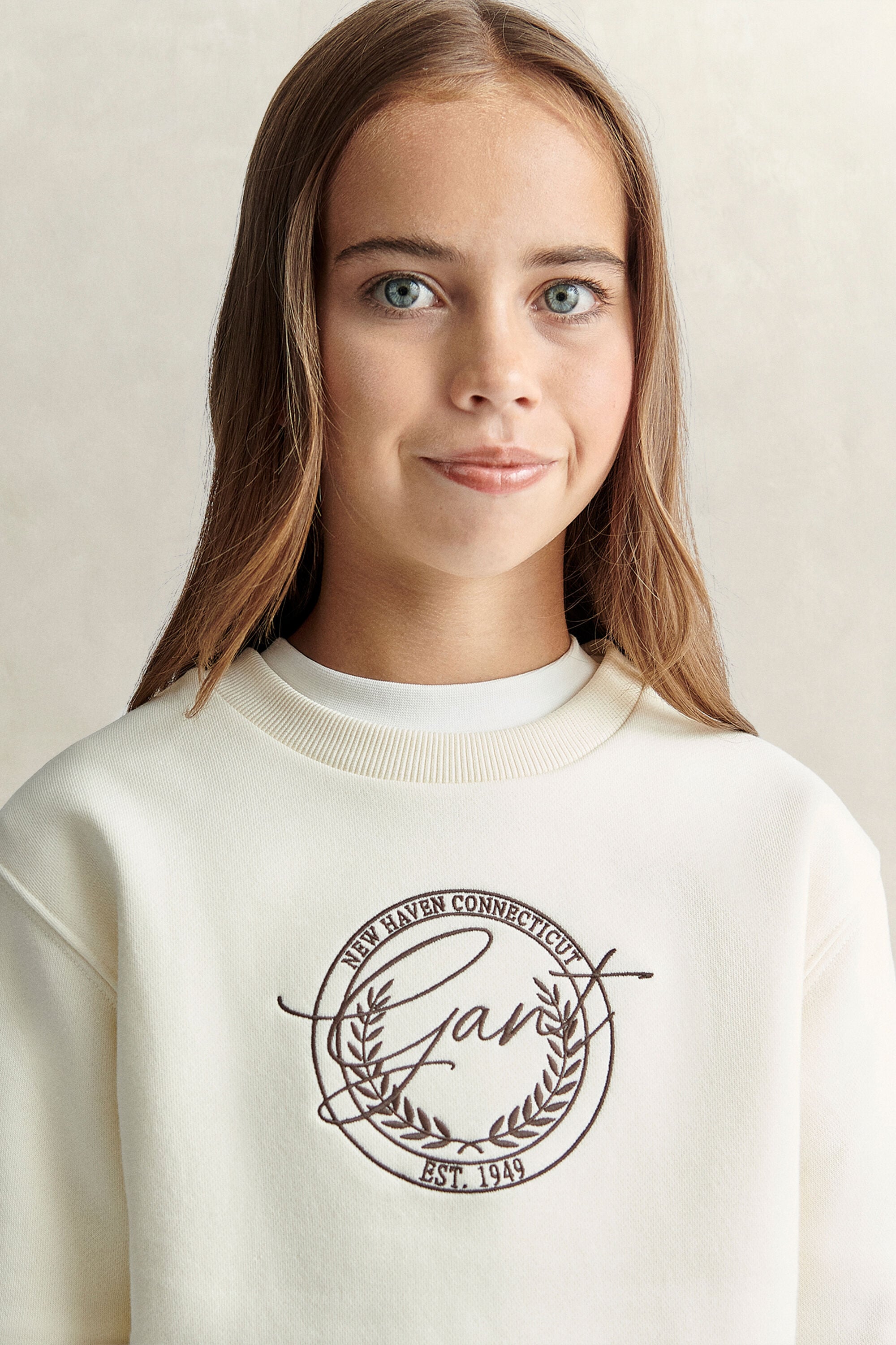 Teen Girls sweatshirt med motiv