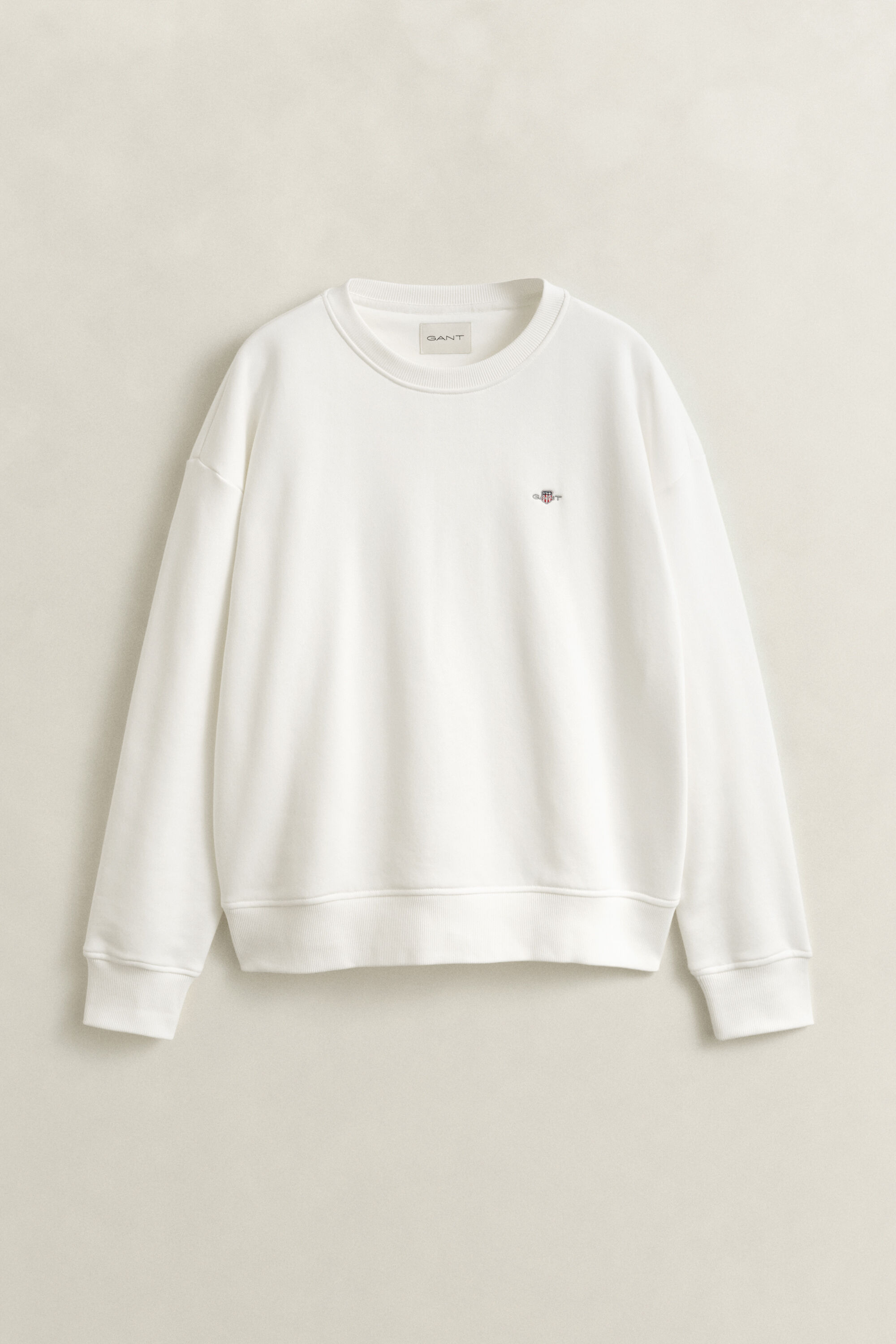 Sweatshirt med sköldemblem