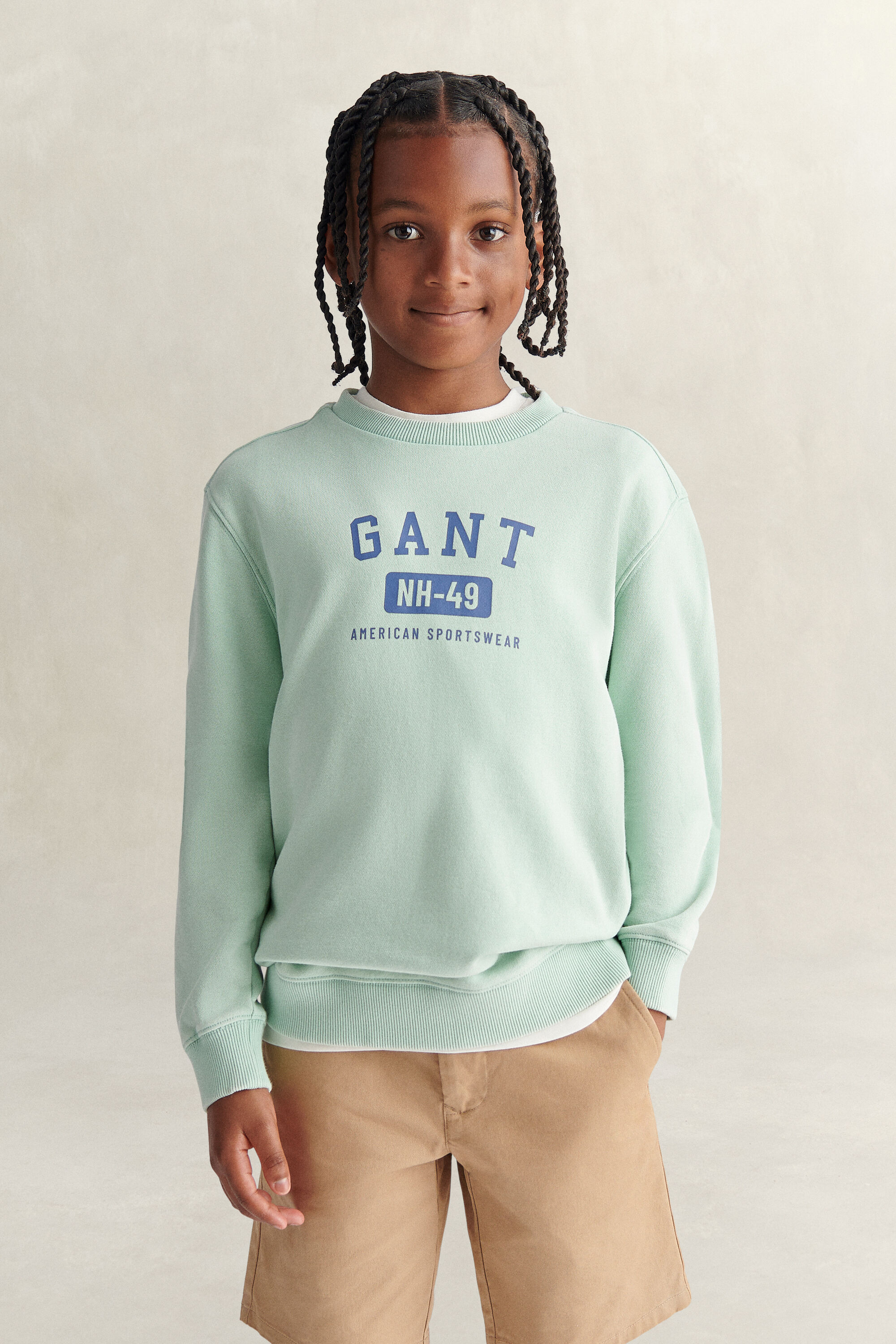Teen Boys tvättad sweatshirt