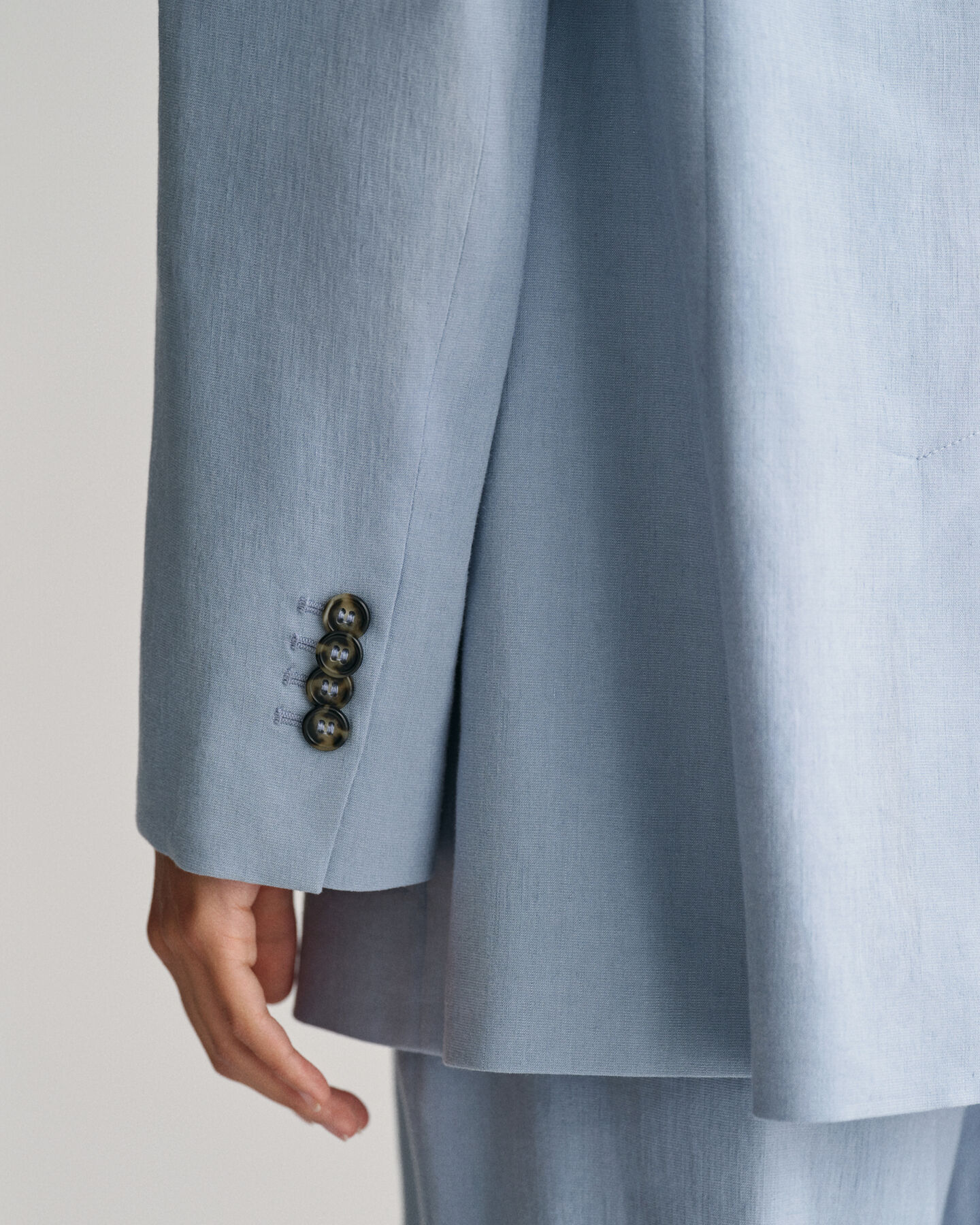 Regular Fit Stretchig linneblazer