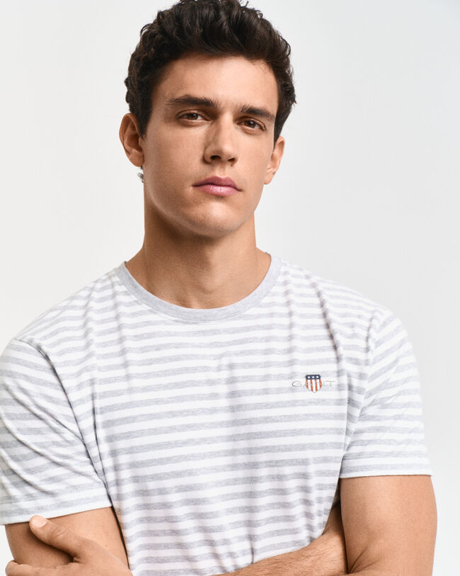 Shield randig pyjamas-T-shirt