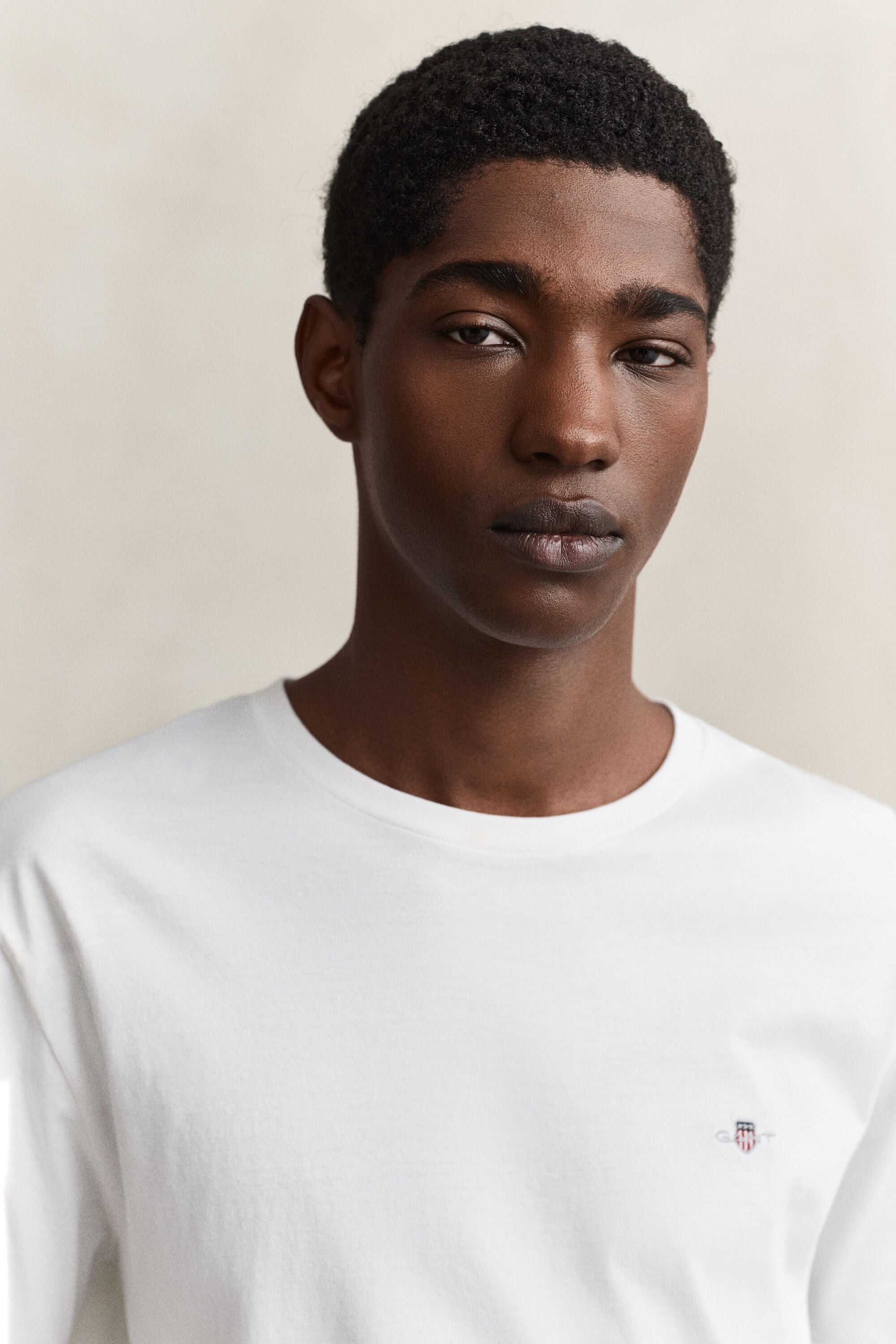 Regular fit T-shirt med sköld