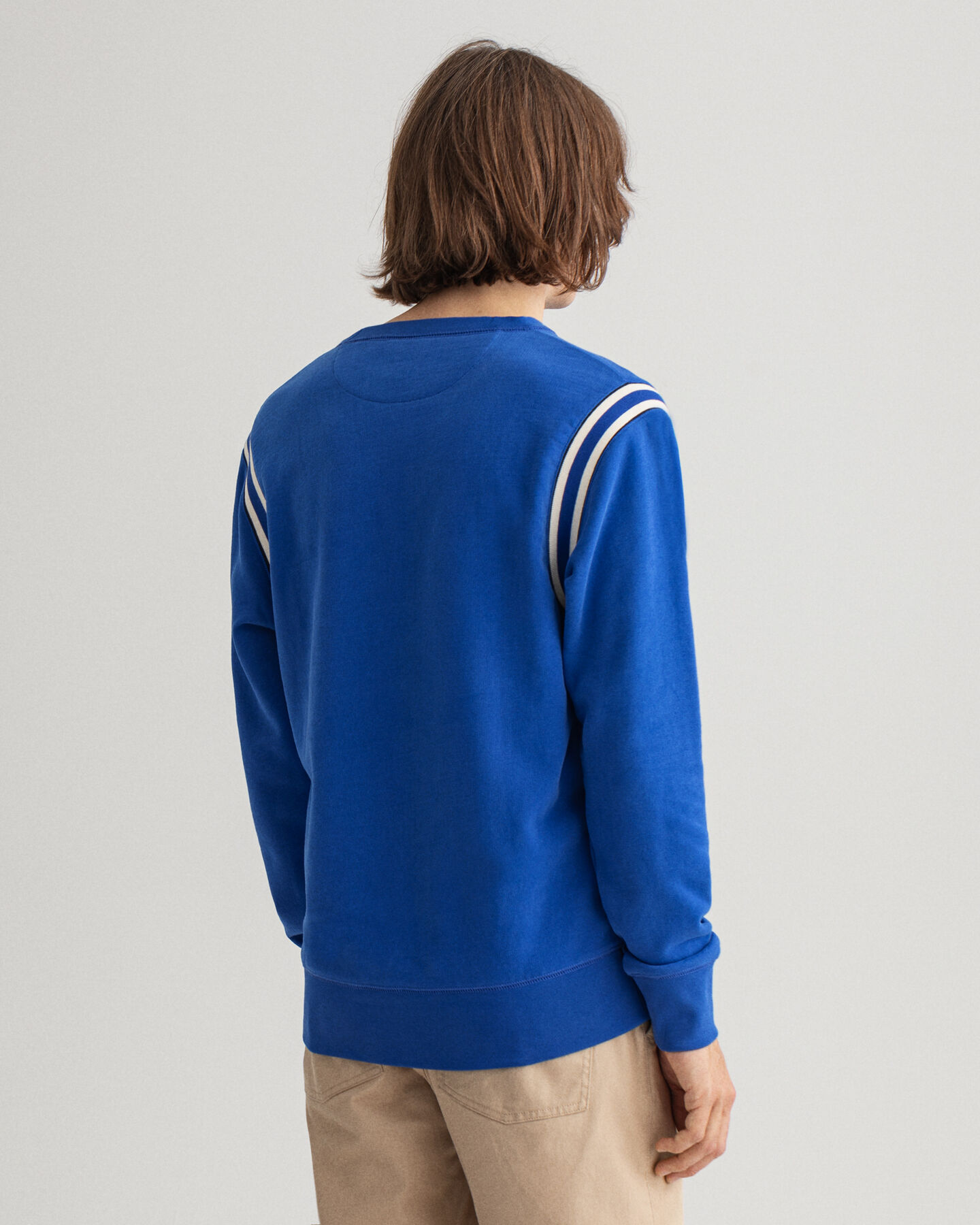 Tiger Badge sweatshirt med rund halsringning