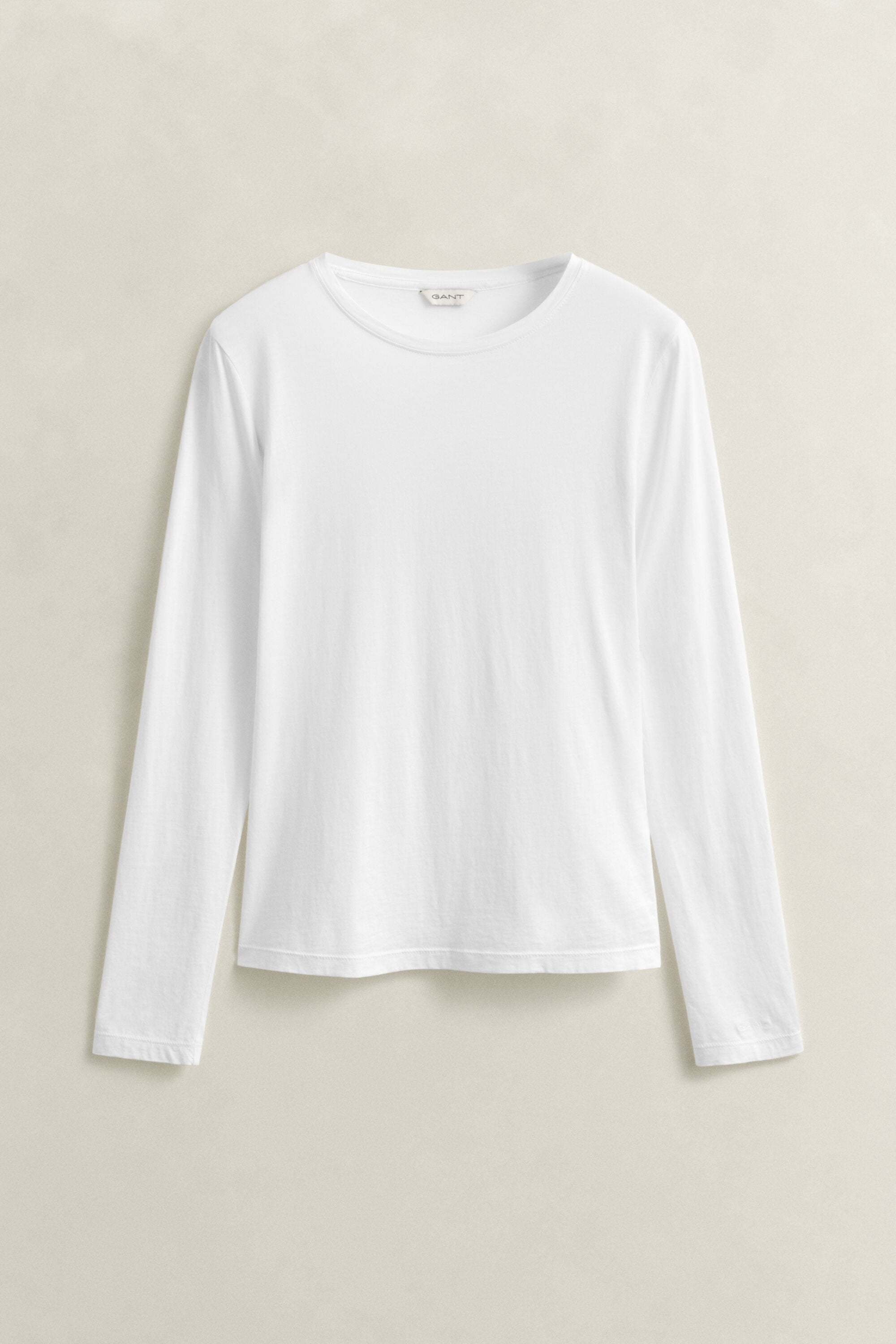 Långärmad T-shirt i bomull