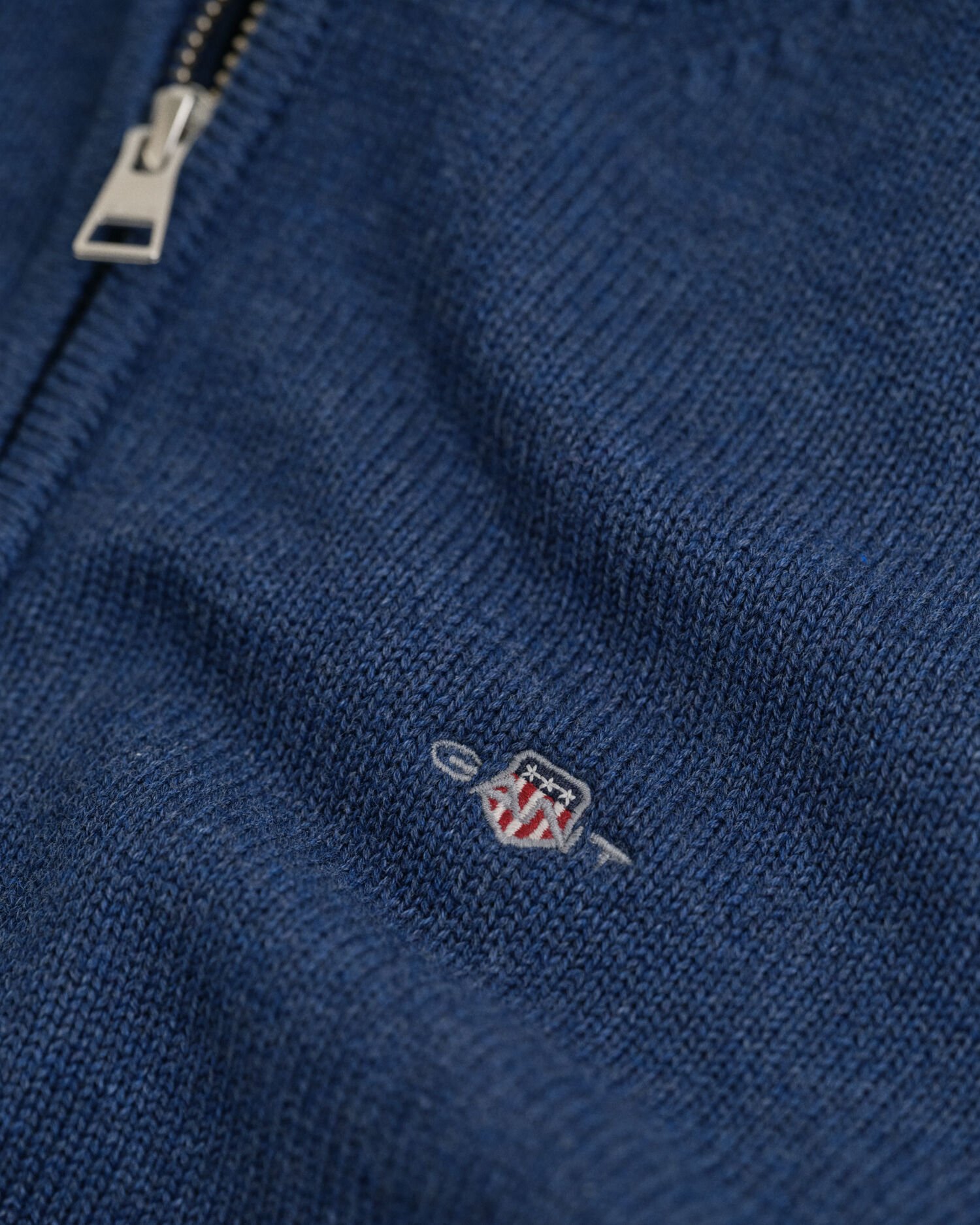 Teens casual bomullströja med half-zip