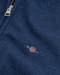 Teens casual bomullströja med half-zip