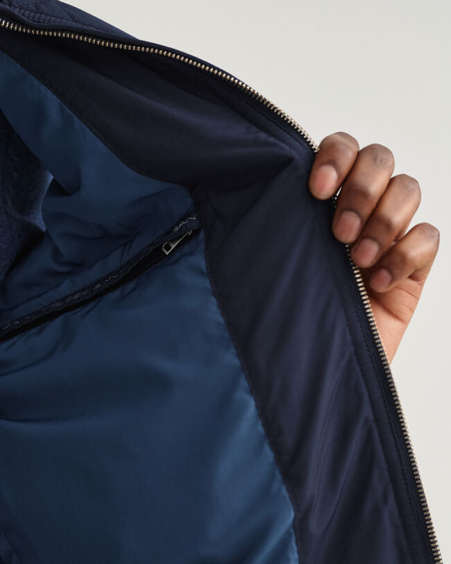 Quiltad Windcheater väst