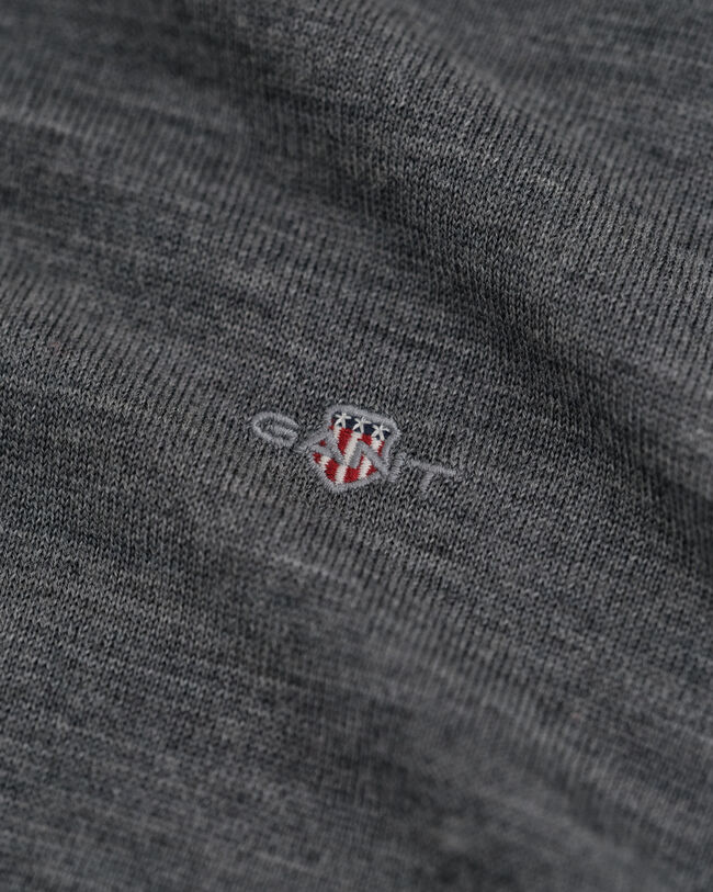 Teens rundhalsad tröja i extra fin merinoull