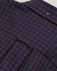 Regular fit Jasp&eacute; Yarn skjorta i ginghamv&auml;v