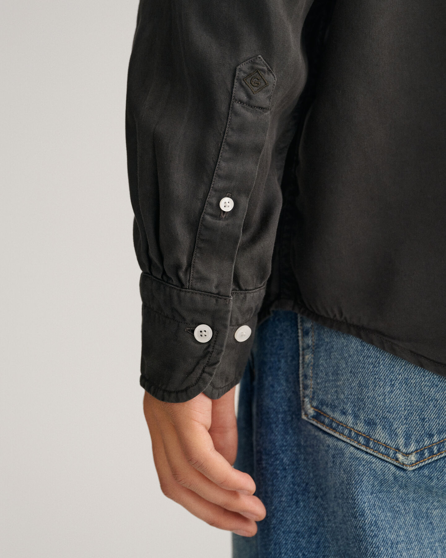 Relaxed fit lyocellskjorta