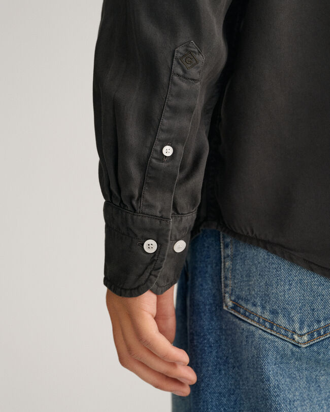 Relaxed fit lyocellskjorta