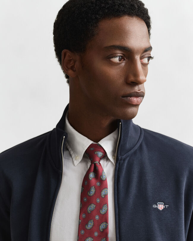 Shield sweatshirt med dragkedja