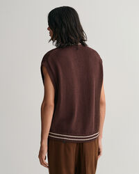 Kabelstickad slipover