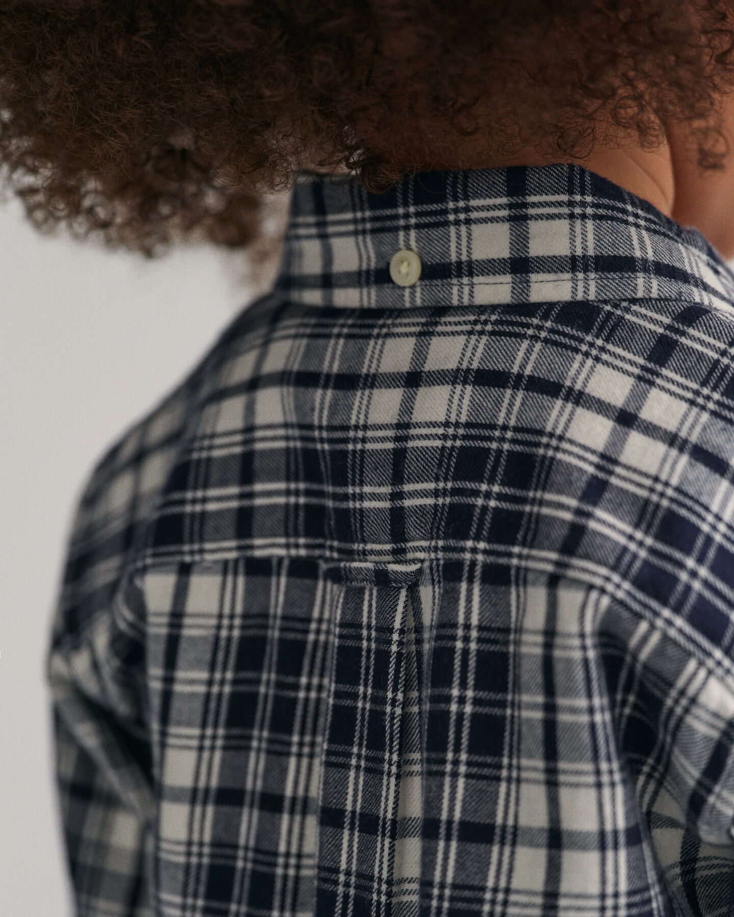 Kids regular fit rutig flanellskjorta