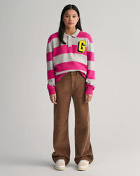 Teen Girls manchesterbyxor med vida ben