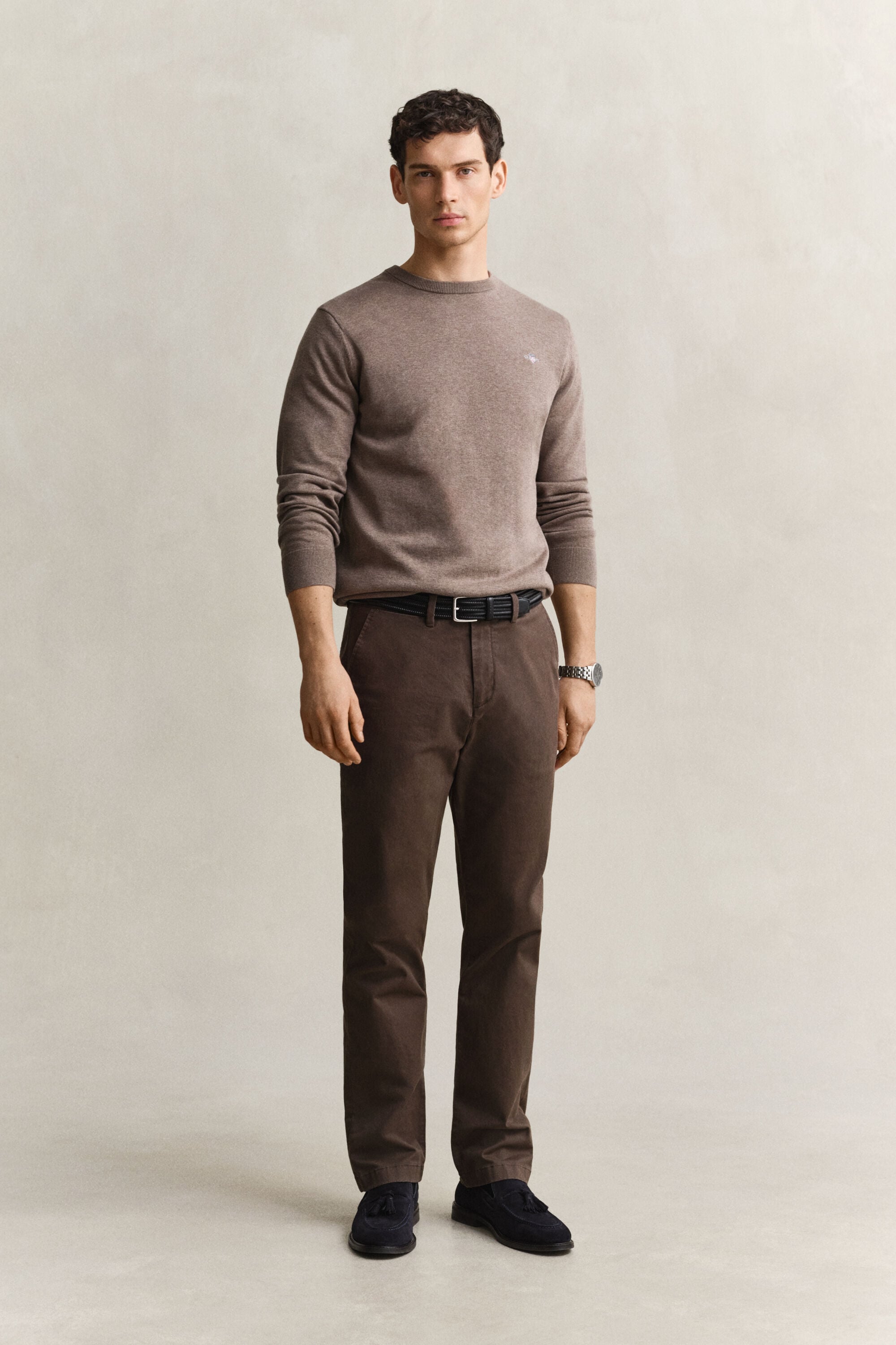 Klassiska chinos med regular fit