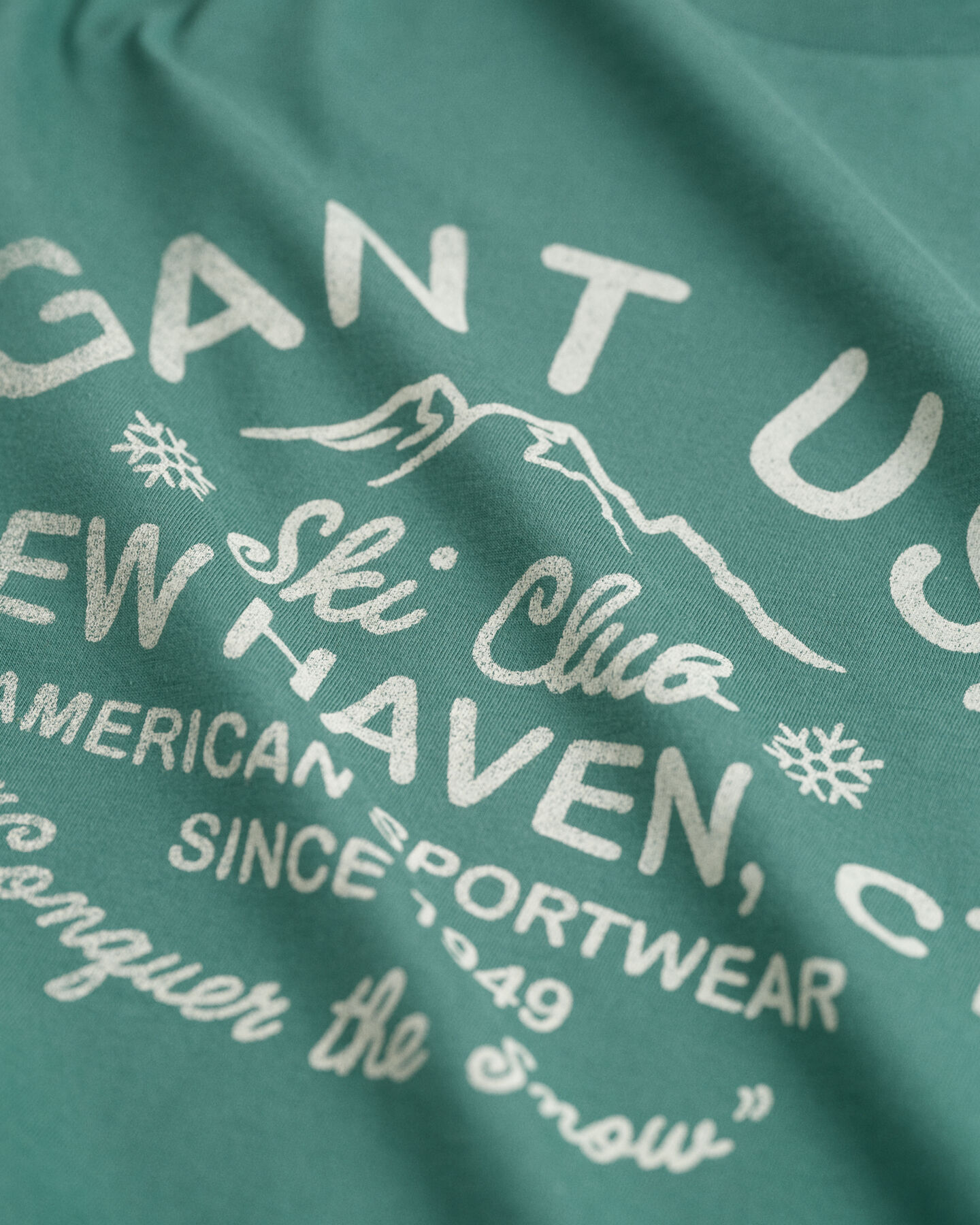 GANT T-shirt med vintersportmotiv