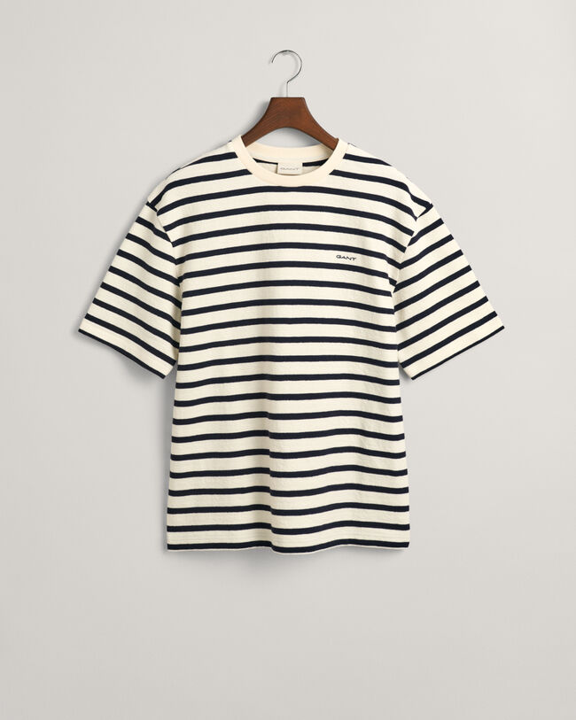 Randig T-shirt med textur