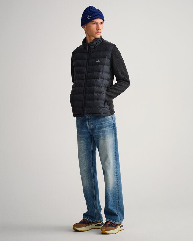 Mixed Media lätt vadderad jacka