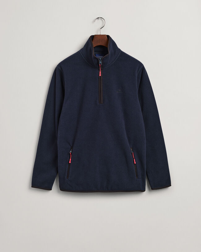 Tunn half-zip fleecetröja