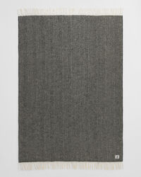 Fiskbensmönstrad yllepläd