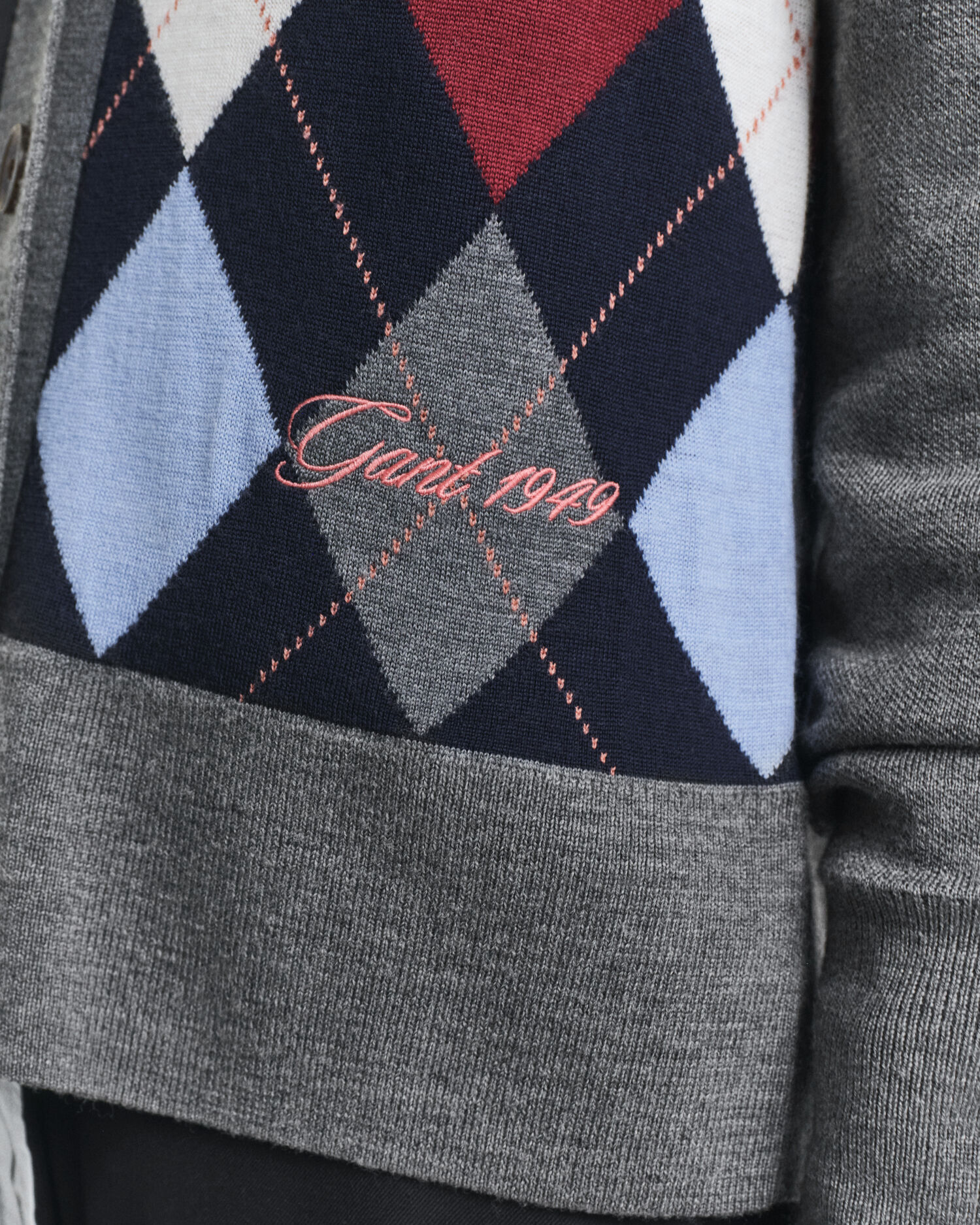 Argyle V-ringad kofta