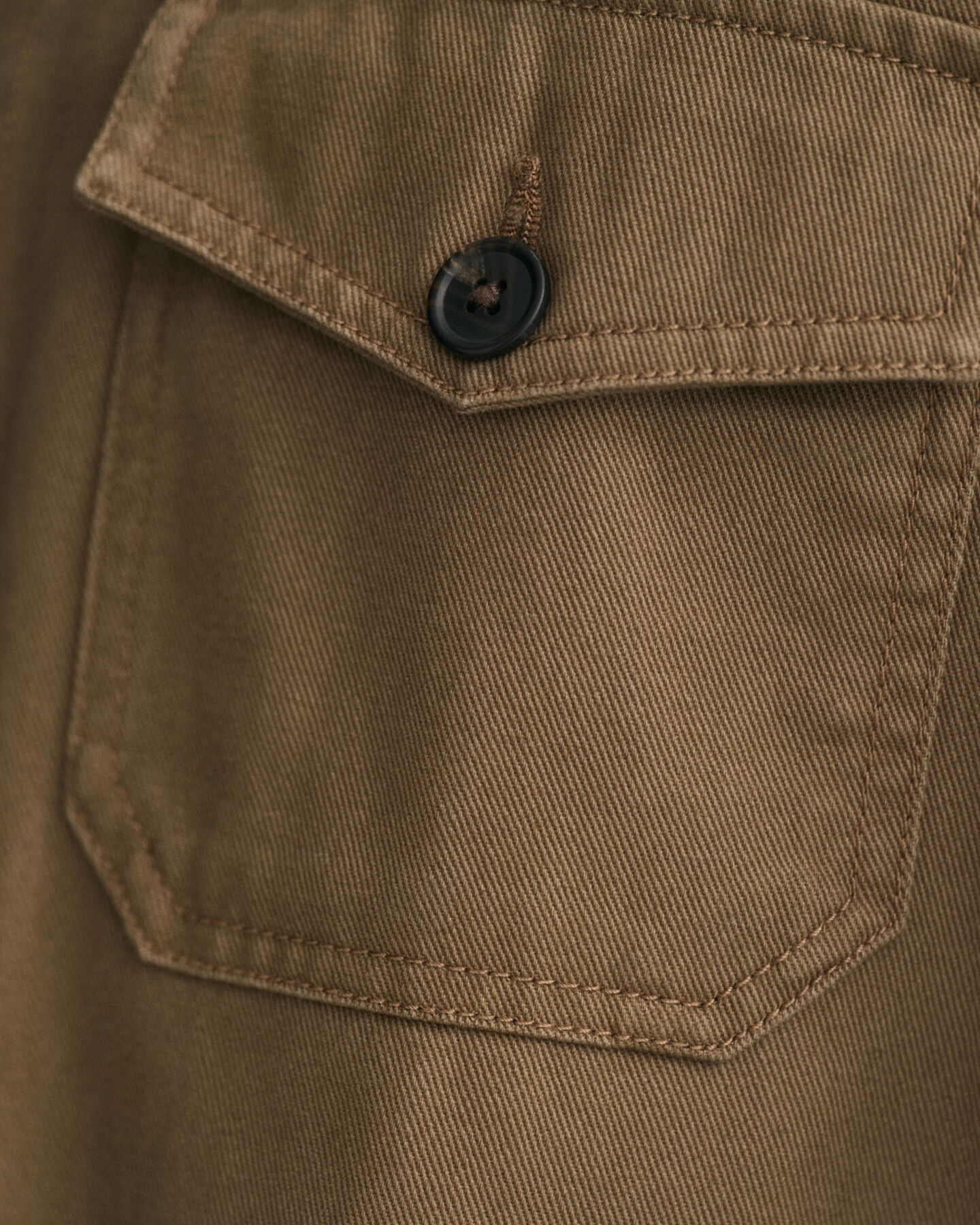 Skjortjacka i borstad twill