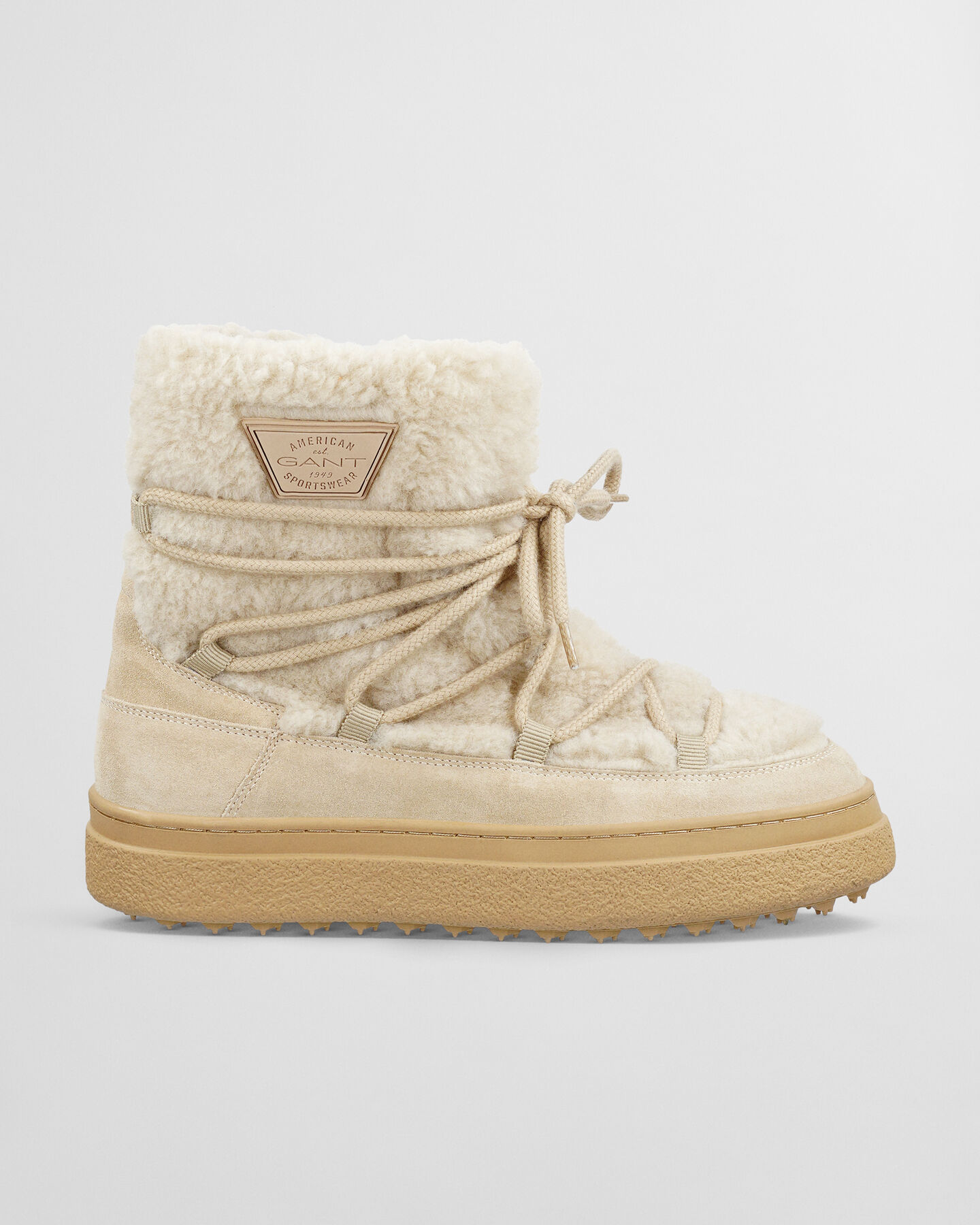 Snowhill medelhöga boots med snörning