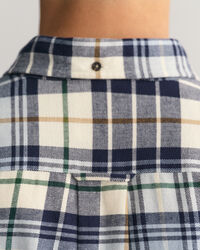 Regular fit skotskrutig flanellskjorta