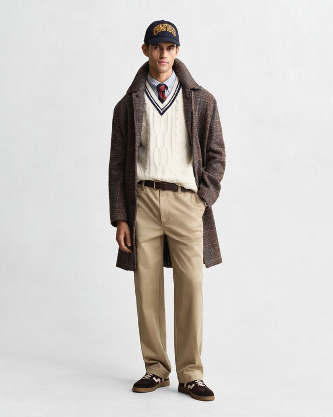 Kabelstickad slipover