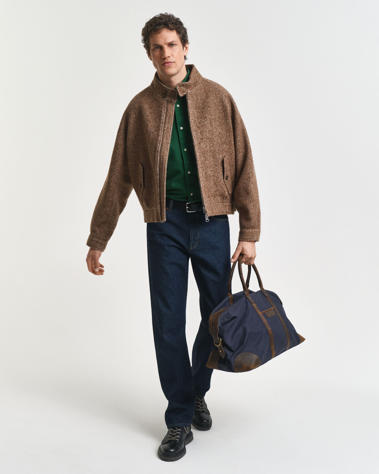 Regular fit skjorta i twill