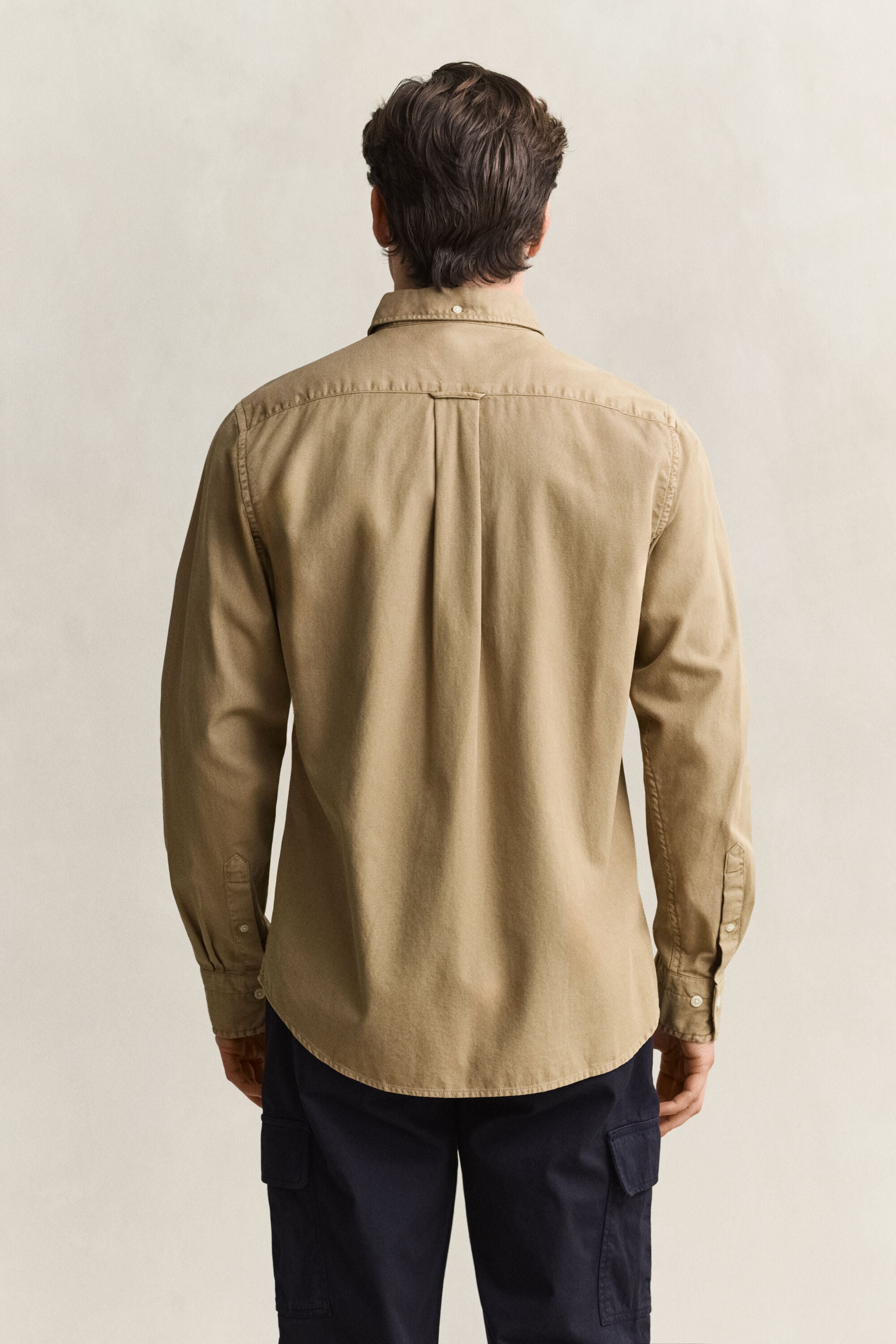 Regular fit twillskjorta