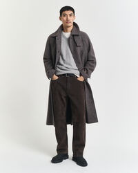 V-ringad tröja i superfin lammull