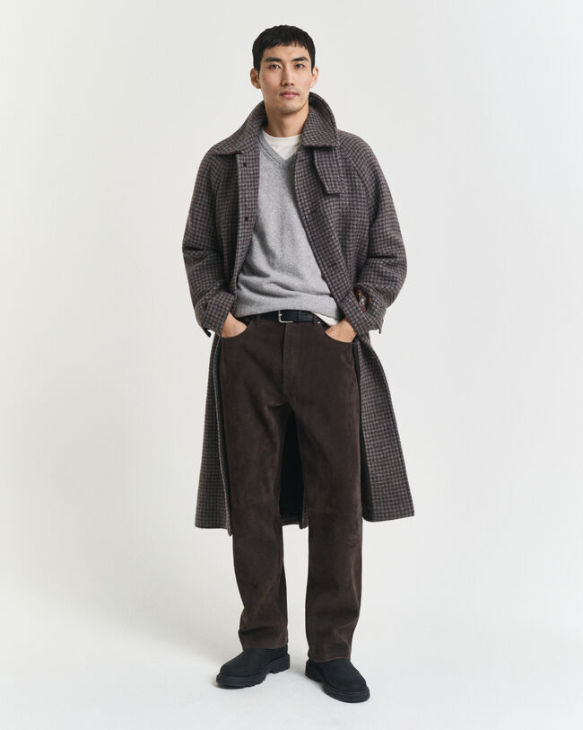 V-ringad tröja i superfin lammull