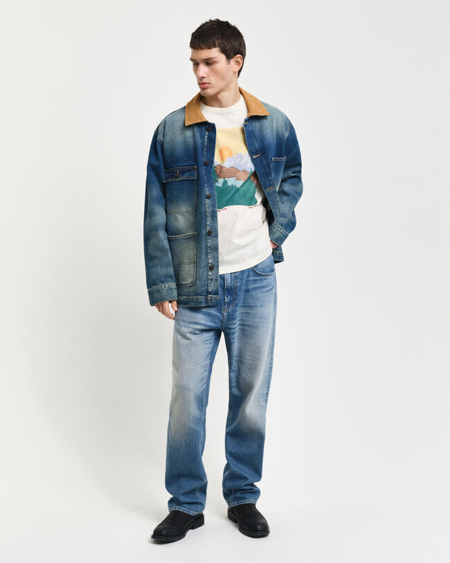 T-shirt med naturmotiv